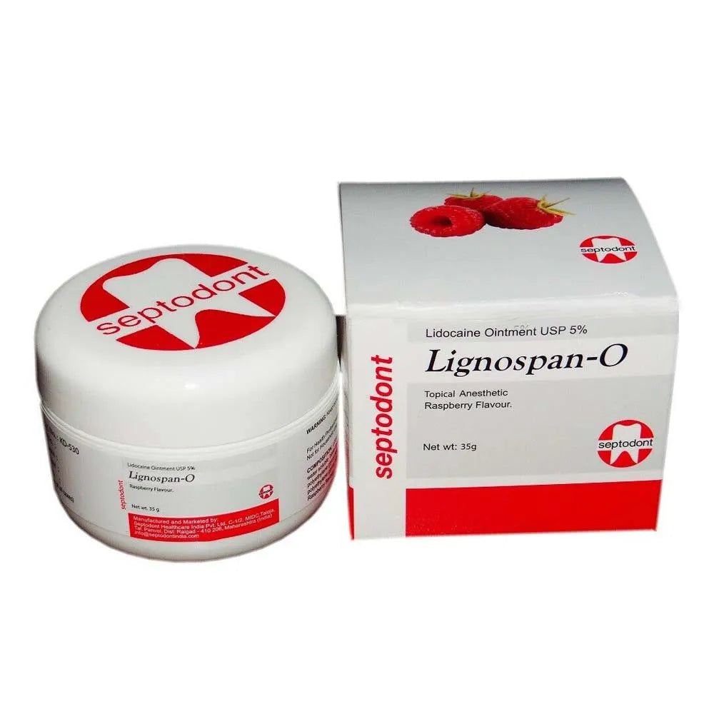 Septodont Lignospan-O Anaesthetic Ointment (Jar of 35g)