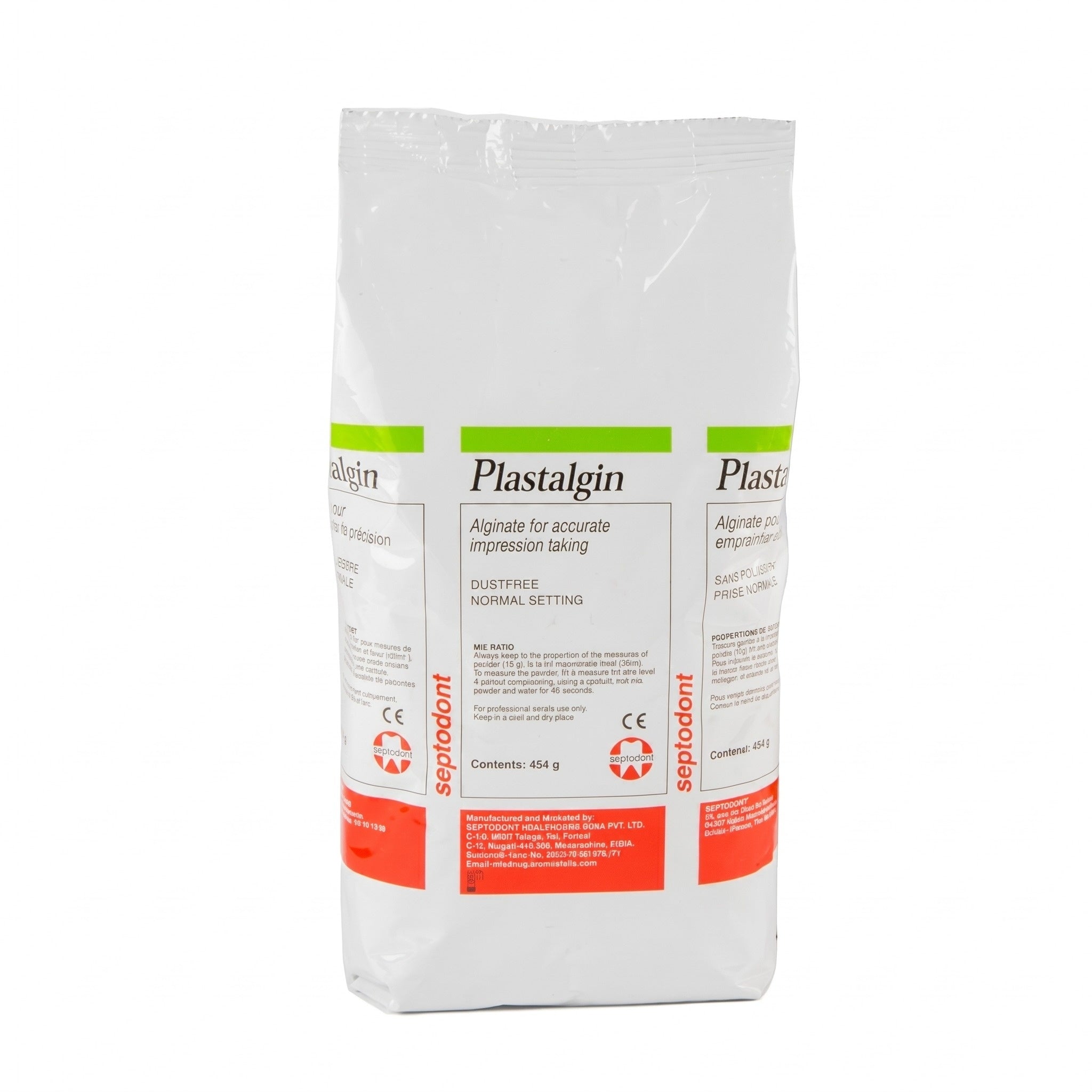 Septodont Plastalgin Alginate Impression Powder - Normal Setting